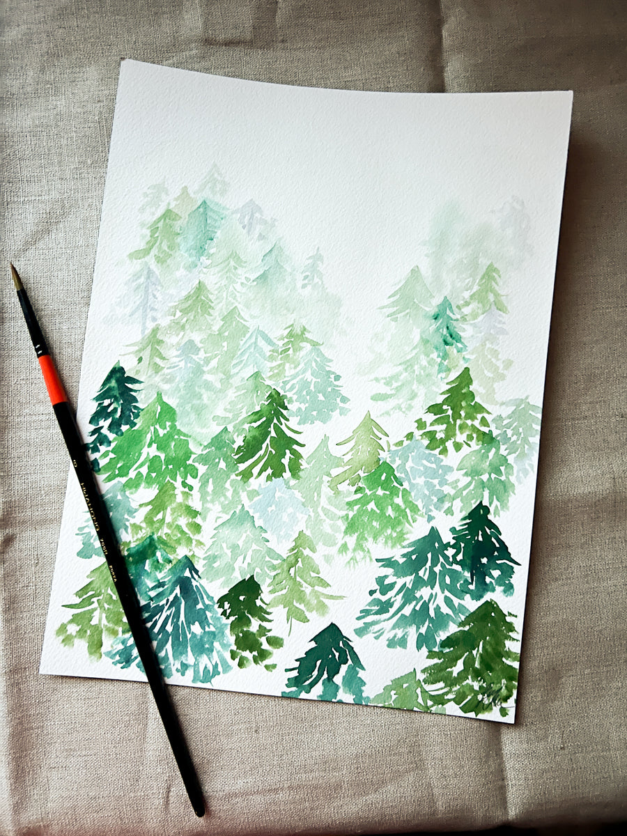 Winter Watercolor Workshop on Thursday, January 25th, 2024, 11:30am - 1pm