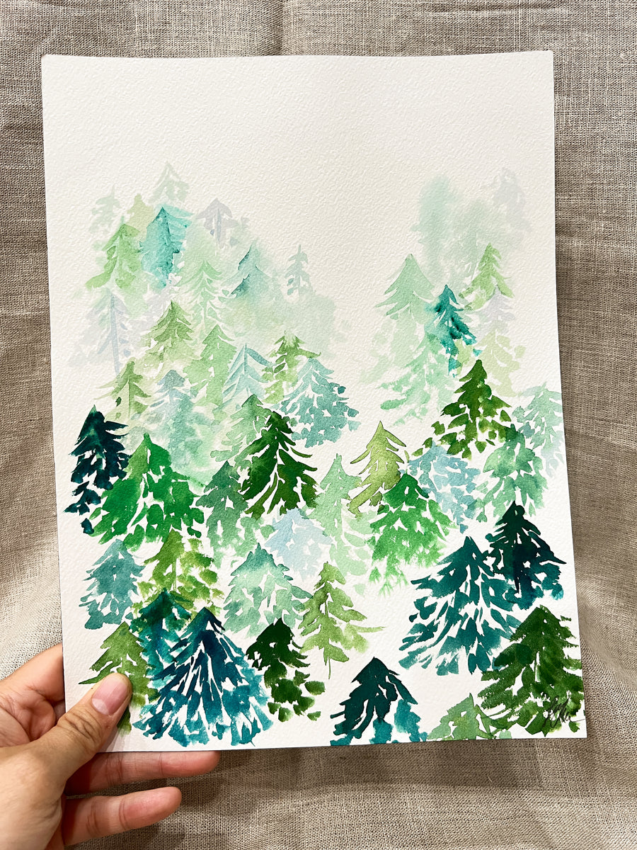 Winter Watercolor Workshop on Thursday, January 25th, 2024, 11:30am - 1pm