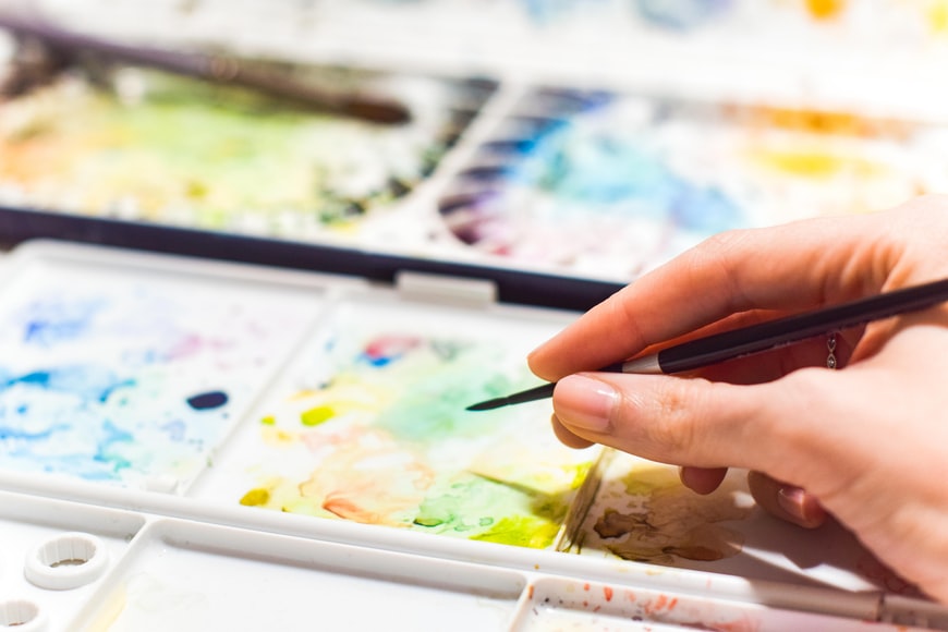 Private or Semi-Private Watercolor Workshop on Thursday, November 2nd, 2023, 11am - 12:30pm