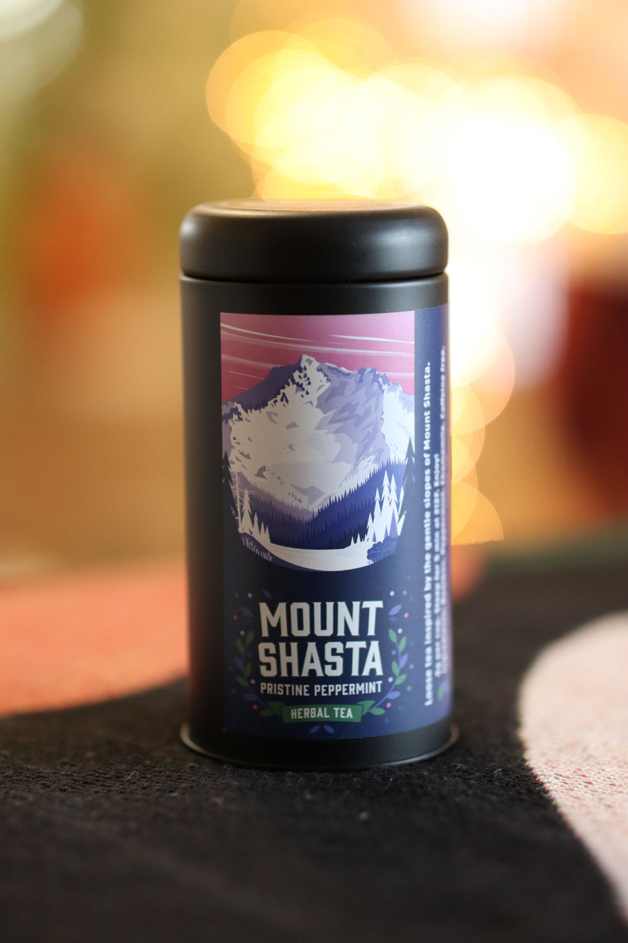 Mount Shasta: Pristine Peppermint - Loose Tea Tin