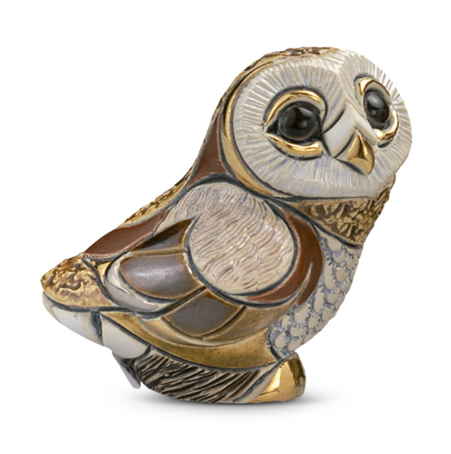 Ceramic Baby Barn Owl II
