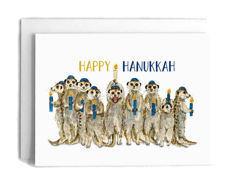 Meerkats Hanukkah - Funny Hanukkah Card