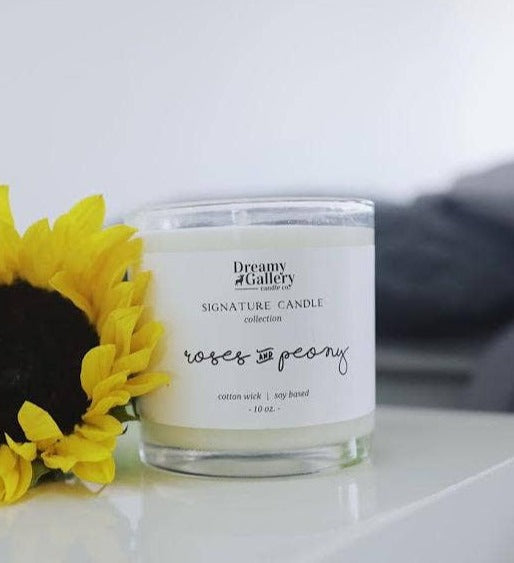 ROSES & PEONY (Soy Wax Candle)